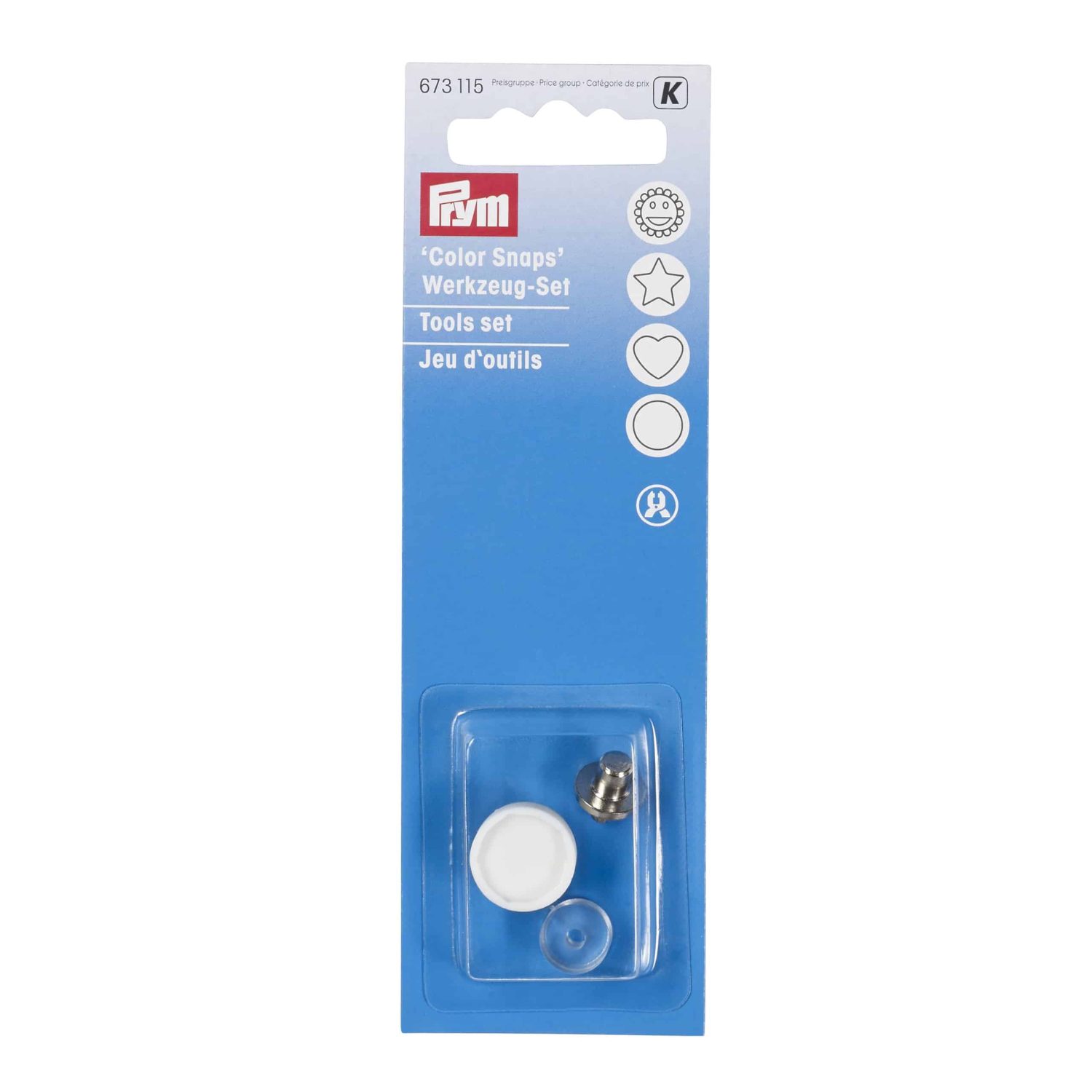 PRYM Tangide otsikud plastik trukkidele 12,4 mm