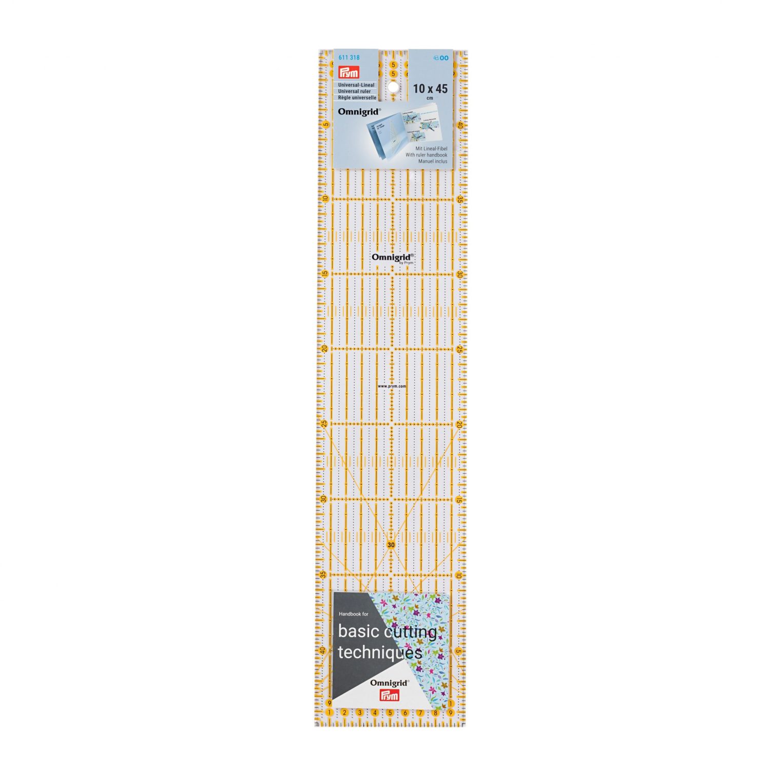 PRYM Universal viivain 10x45 cm