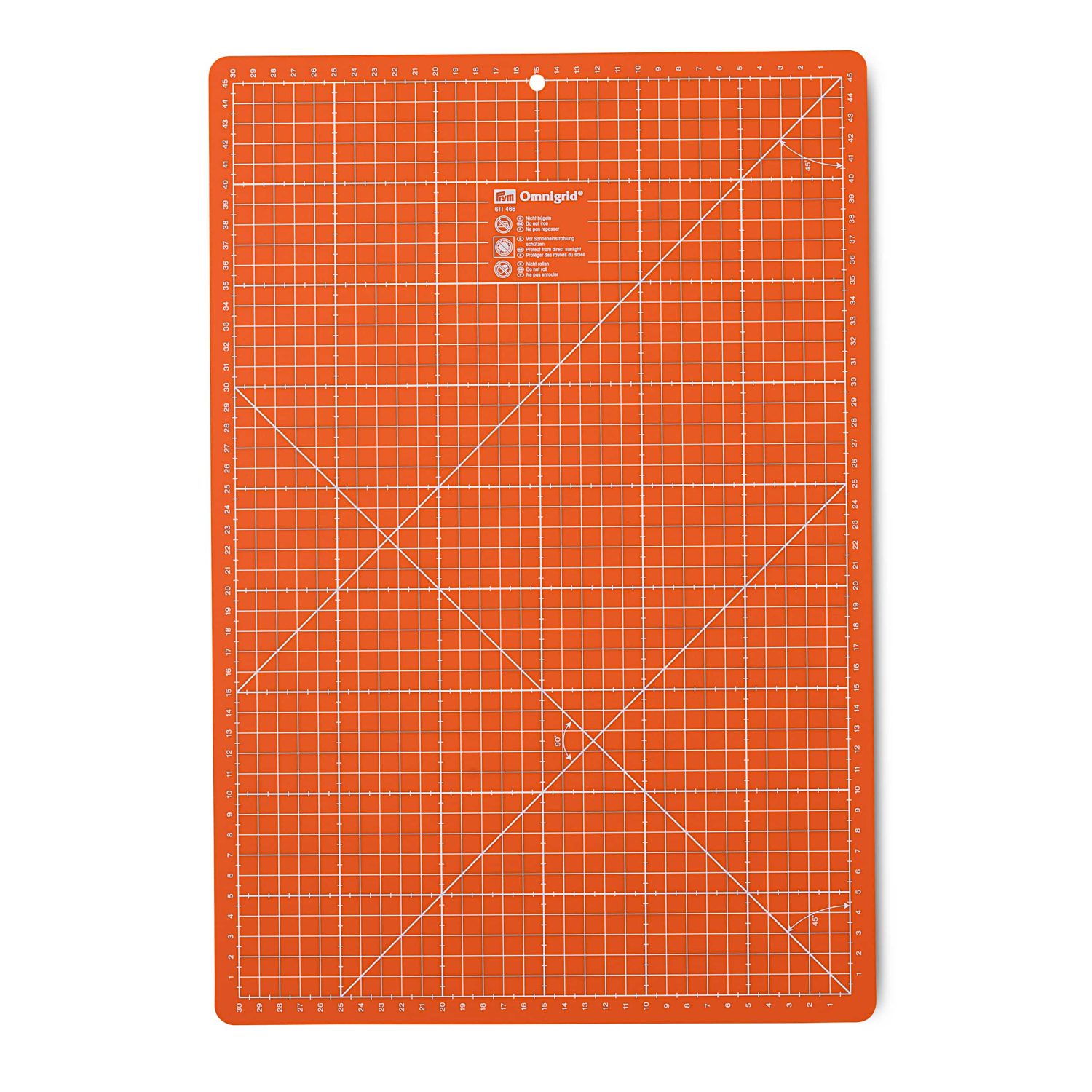 PRYM Leikkuumatto OMNIGRID 45x30 cm oranssi