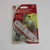 KOH-I-NOOR Nepparit ROLAND BABY 10 mm/15kpl metallinkultainen