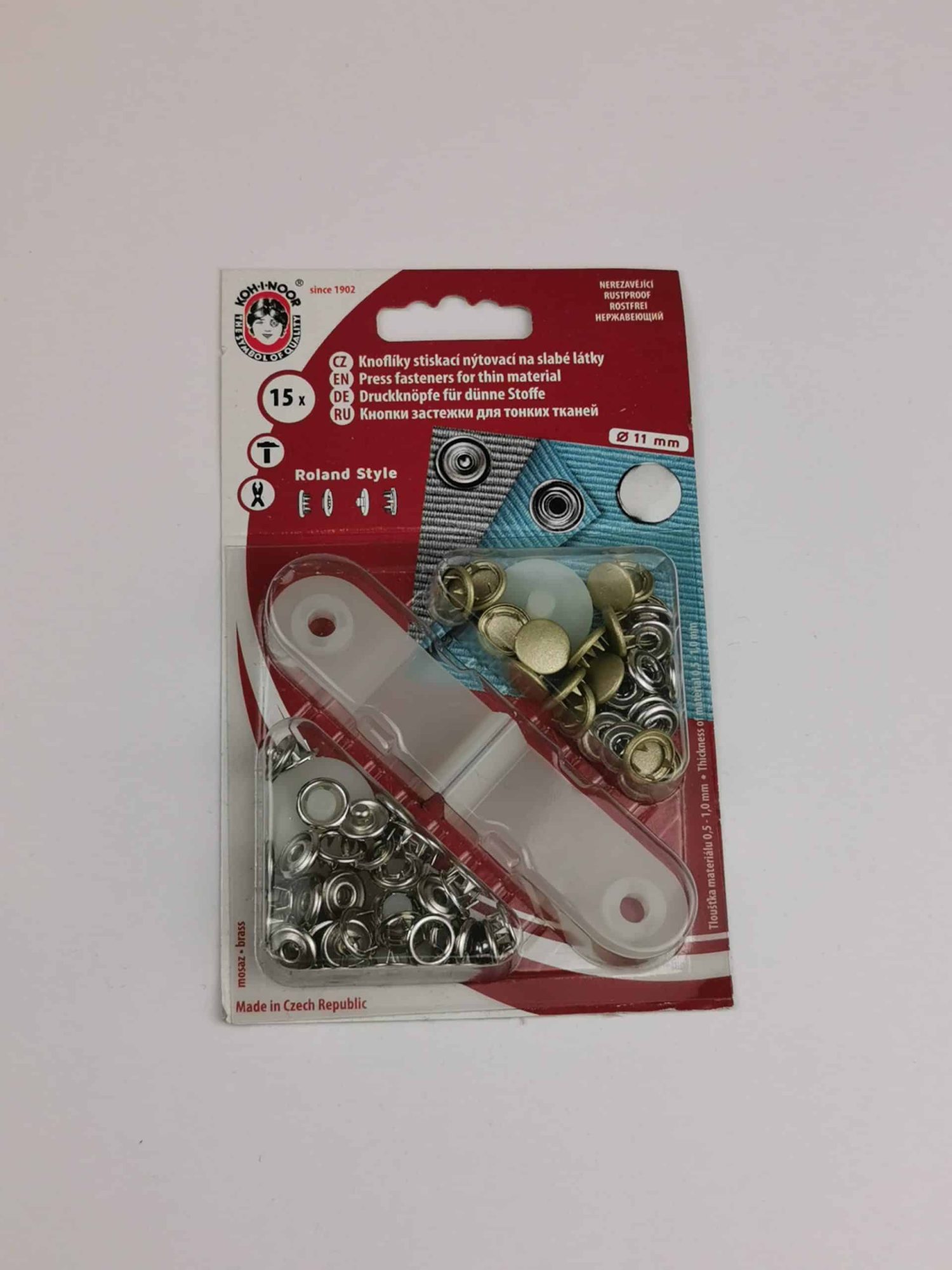KOH-I-NOOR Trukid ROLAND BABY 11mm/15tk metallik kuldne