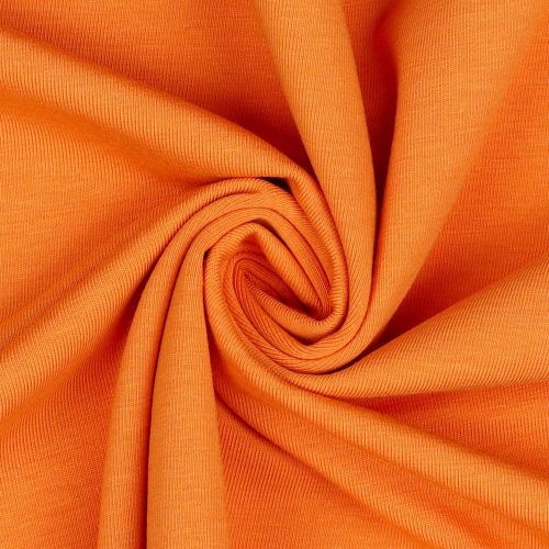Trikoo yksivärinen oranssi GOTS