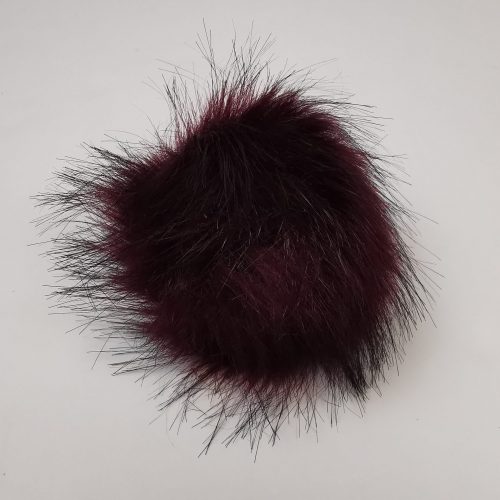 Pipontupsu kumilenkillä viininpunainen 12 cm