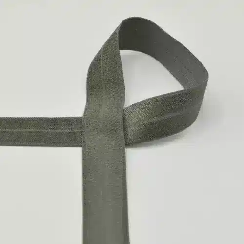 Joustokanttinauha armeijanvihreä kiiltävä 20 mm 75 % PA 25 % SP