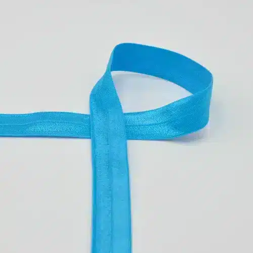Joustokanttinauha kirkkaansininen kiiltävä 20 mm 75 % PA 25 % SP