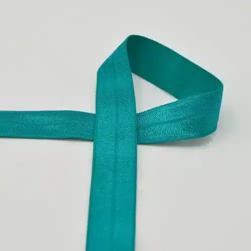 Joustokanttinauha sinivihreä kiiltävä 20 mm 75 % PA 25 % SP