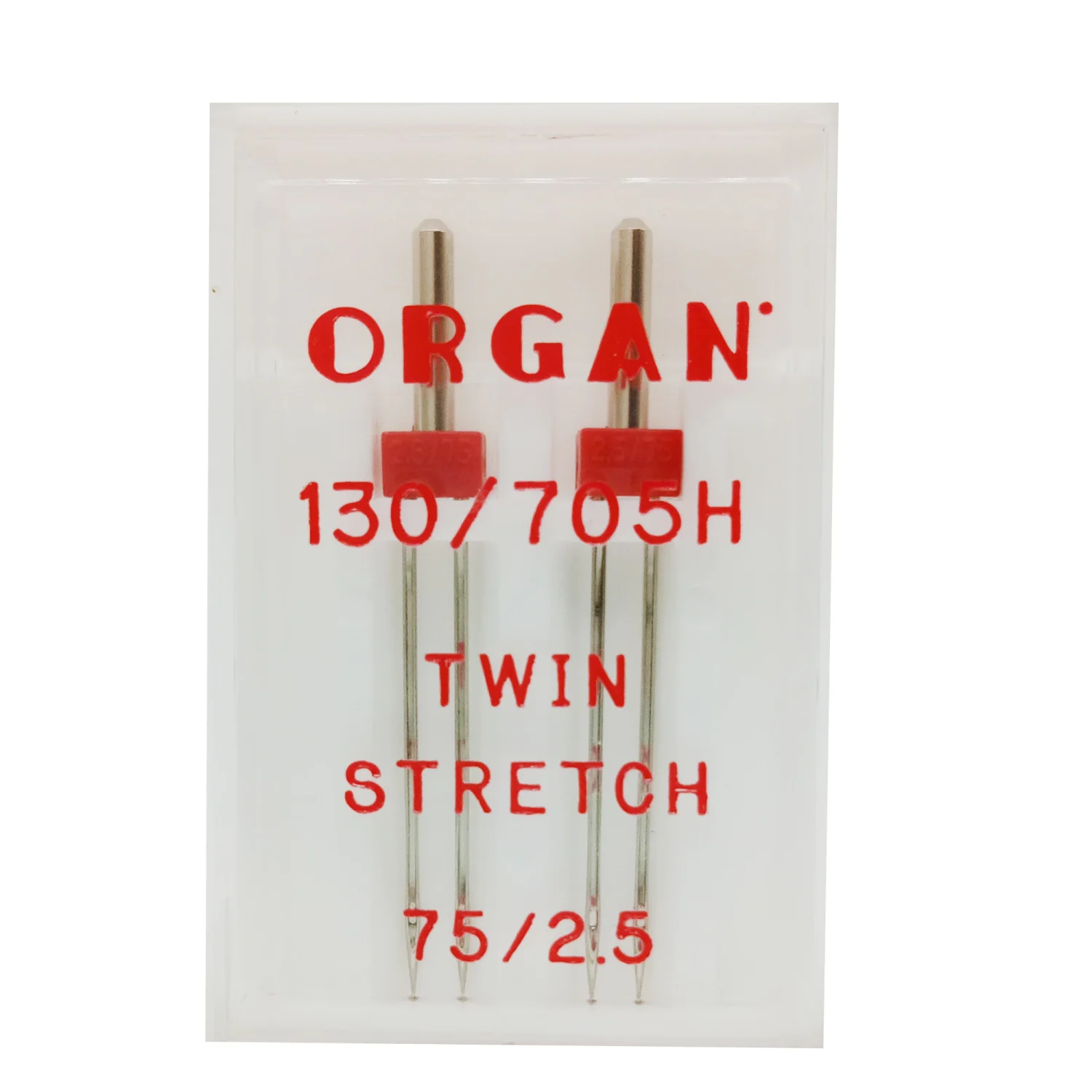 Kaksoisneula 2 kpl ORGAN Stretch 130/705 H 2.5/75