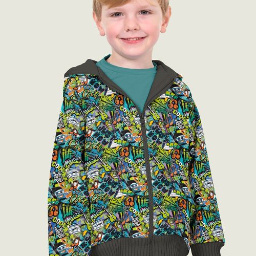 Softshell Grafiti digital print