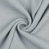 Musliini (double gauze) vaaleanharmaa GOTS