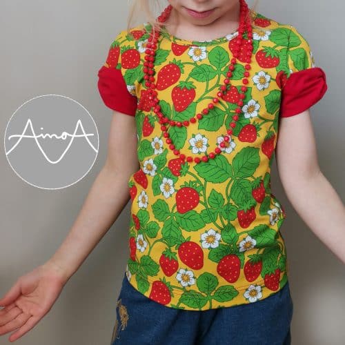 Paperikaava Mekko ja pusero lapsille HERTTA 92–140 cm, suomenkielinen ohje
