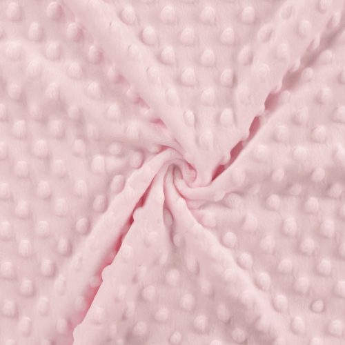 Minky fleece vaalea ruusunpunainen