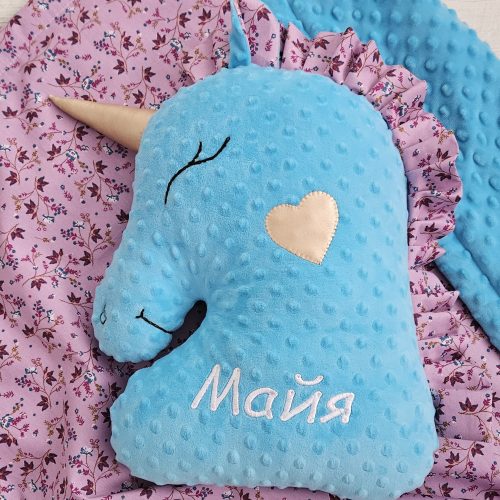 Minky fleece merensininen