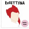 Paperikaava Tonttulakki rusetilla RUSETTIINA 41–58, suomenkielinen ohje