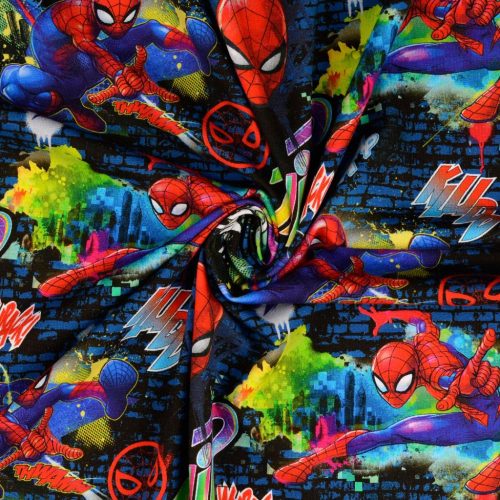Trikoo Spiderman digipainettu (lisensoitu)