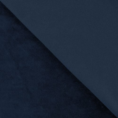 Velour denimsininen
