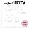 Paperikaava Mekko ja pusero naisille HERTTA 32–54