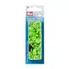 PRYM muovinepparit kukkaset omenanvihreät 13,6 mm 21 kpl