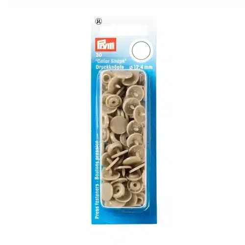 PRYM muovinepparit samppanja 12,4 mm 30 kpl