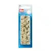 PRYM muovinepparit beige 12,4 mm 30 kpl