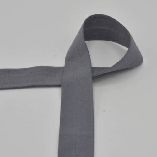 Joustokanttinauha harmaa matta 20 mm 75 % PA 25 % SP