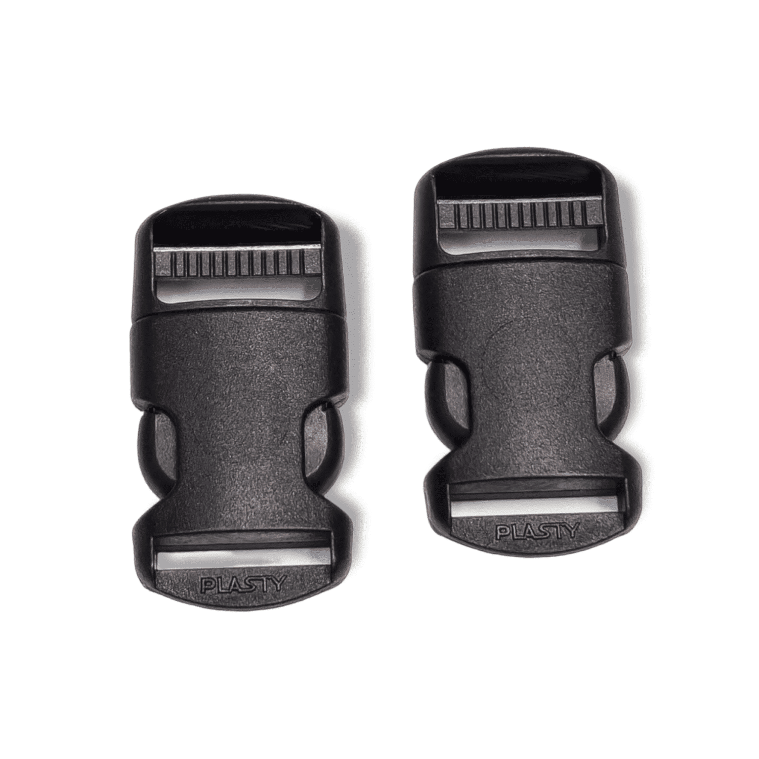 Pikalukko 16 mm musta 2 kpl