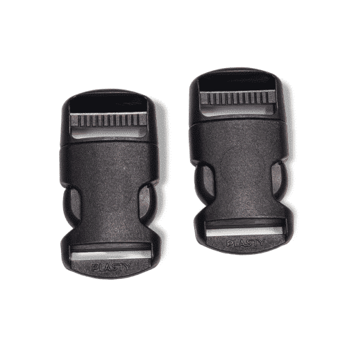 Pikalukko 16 mm musta 2 kpl
