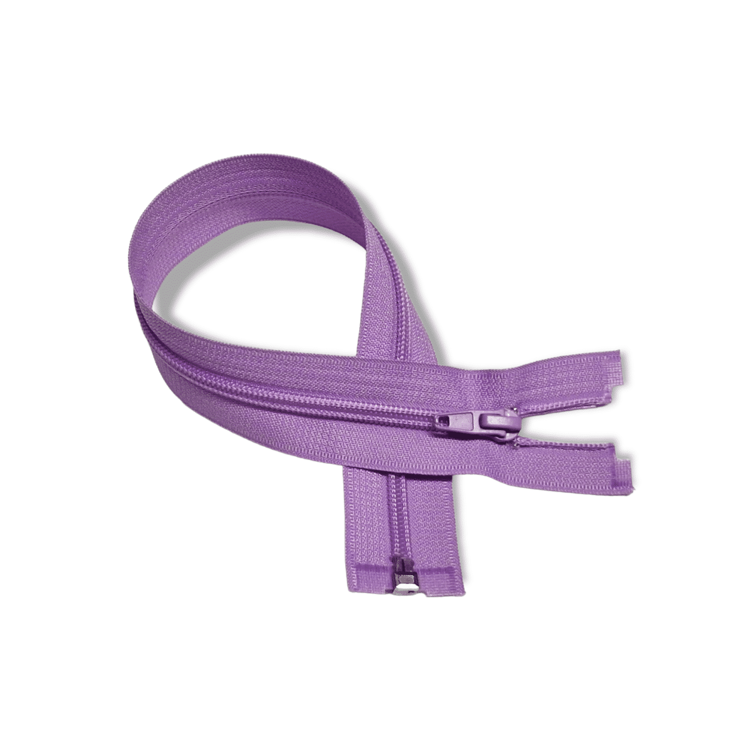 Spiraaliketju alhaalta avattava, 65 cm 6 mm, VAALEANVIOLETTI