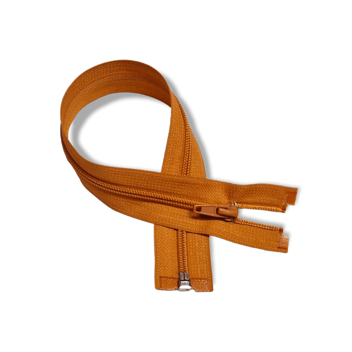 Spiraaliketju alhaalta avattava, 40 cm 6 mm, TUMMA RUOSTEENRUSKEA