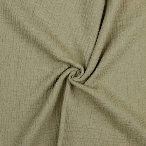 Musliin (double gauze) taupe GOTS