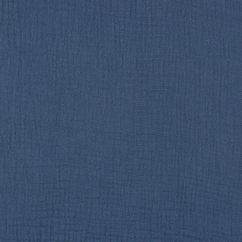 Musliin (double gauze) indigo GOTS