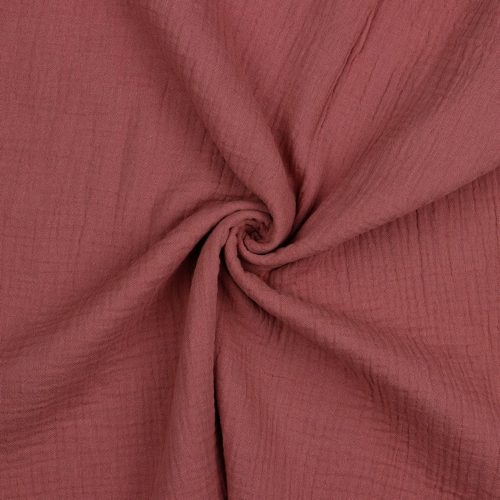 Musliini (double gauze) mauve GOTS