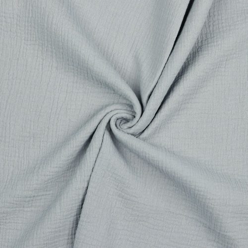 Musliini (double gauze) vaaleanharmaa GOTS