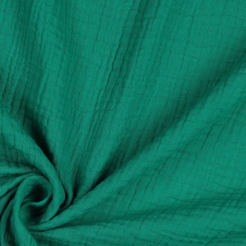 Musliini (double gauze) vihreä GOTS