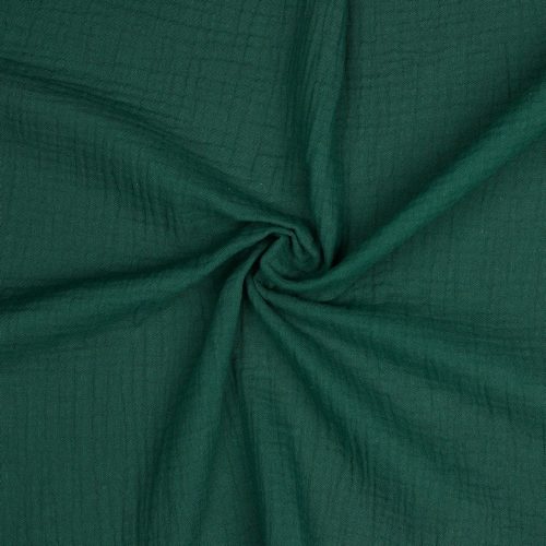 Musliini (double gauze) vanha vihreä GOTS