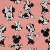 Trikotaaž Minnie Mouse teksasinisel digital print (litsentseeritud)