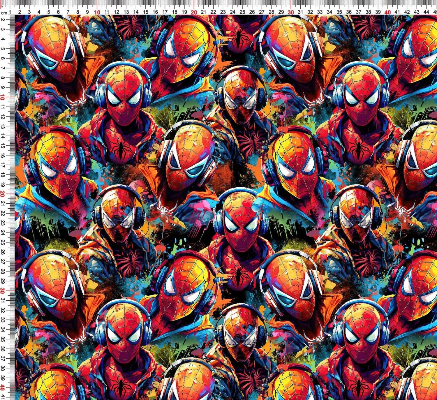 Trikotaaž Spiderman digital print