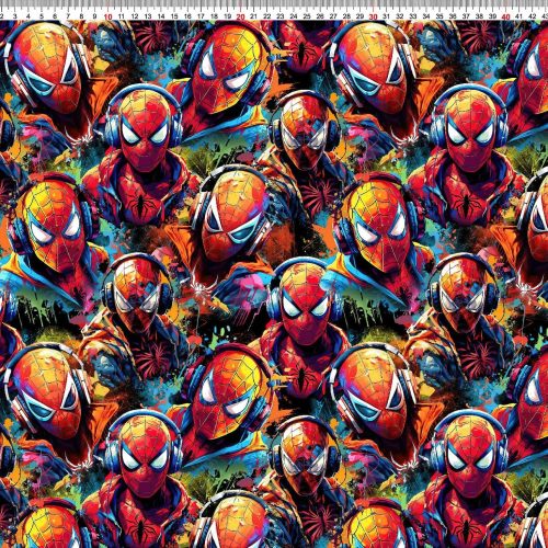 Trikotaaž Spiderman digital print