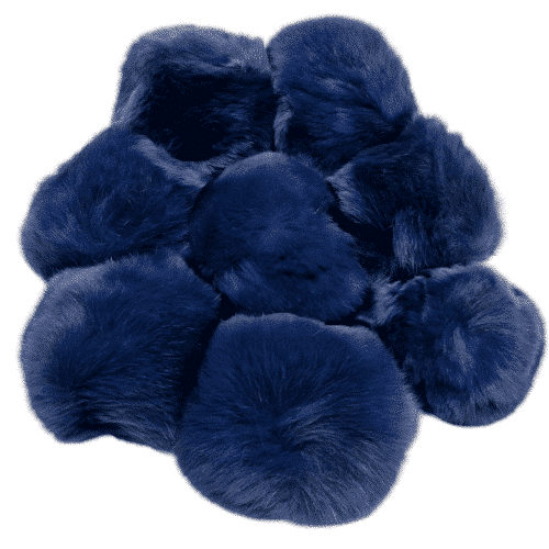 Naturaalne mütsitutt kummiga jänes royal 8 cm