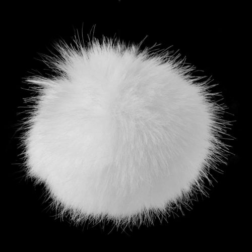 Mütsitutt kummiga valge 14 cm