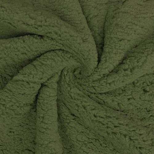 Teddy fleece army vihreä 100% PE