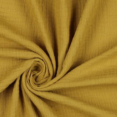Musliini (double gauze) kultainen GOTS