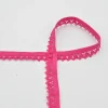 Elastne kumm pitsi äärega fuksia 13 mm