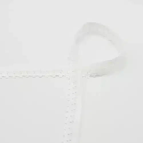 Elastne kumm pitsi äärega loodusvalge 13 mm