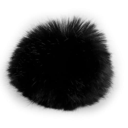 Mütsitutt kummiga must 14 cm
