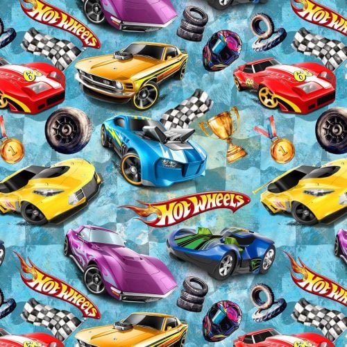 Trikotaaž Hot Wheels 2 digital print