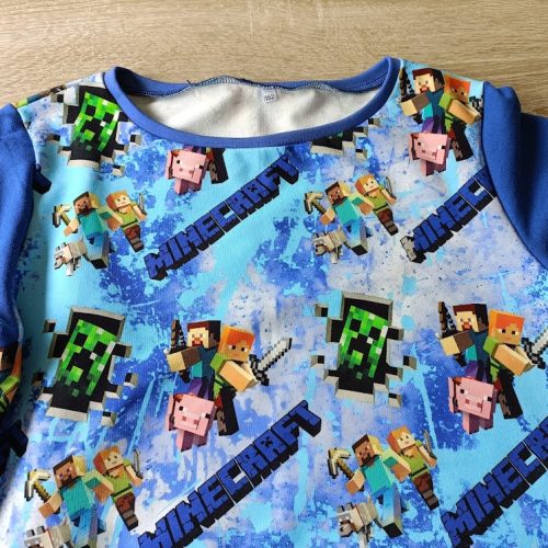 Dressikangas Minecraft sinisel digital print