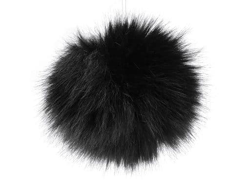 Mütsitutt kummiga must 11 cm