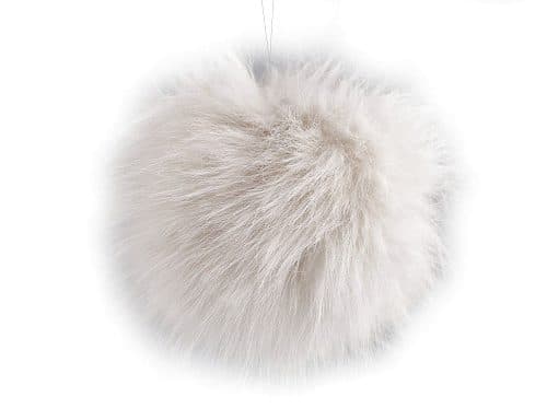 Mütsitutt kummiga hele kreem 11 cm