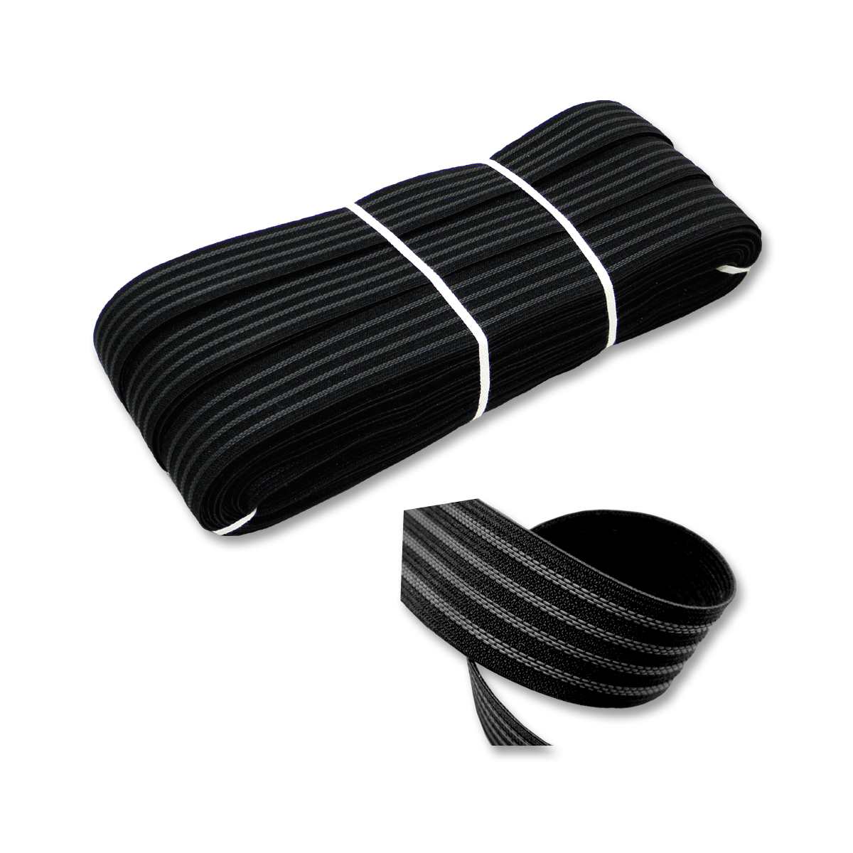 Lame kumm 25 mm must, anti-slip