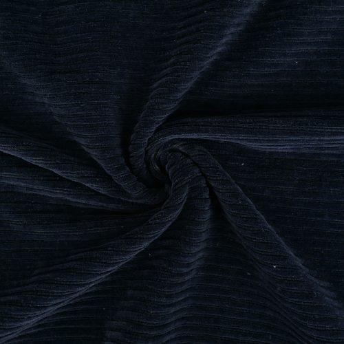 Ribiline trikotaažveluur: navy